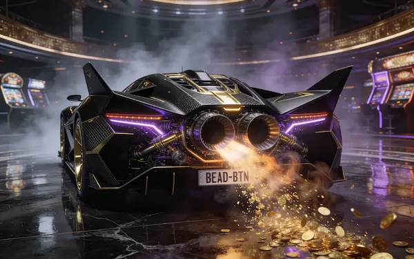 막대한 자본력을 상징하는 카지노사이트 칩과 금고