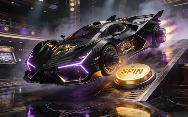 스핀 버튼 런치